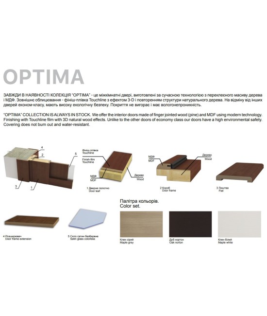 OPTIMA-03F Клен Белый