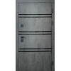 Входная дверь FORT - Параллель Трио бетон темный/бетон серый (квартира) - Фото№2
