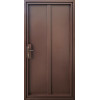 Входная дверь Техническая Техно база коричневая шагрень RAL 8017 - Фото№3