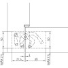 Петля Anselmi AN 172 3D MC врізна 125x80x36 мм матовий хром 1 шт. - Фото№9