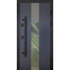 Входная дверь ABWEHR - LP-5 Queen Метал Lampre антрацит COTTAGE (KT(N)) - Фото№2