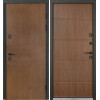 Вхідні двері BULAT - Термо House 703 дуб бронза/191 горіх натуральний 25Р-1 - Фото№3