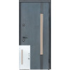 Входная дверь BULAT - Термо House 705/431 темний антрацит/белый атласный (улица) - Фото№2