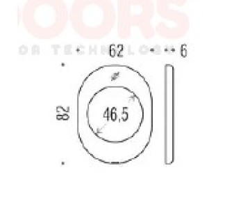 Накладка проема Mandelli (651) Rondo античная бронза (24424)