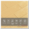 Самоклеящаяся декоративная 3D панель желто-песочный кирпич 700x770x3мм (009-3) - Фото№5
