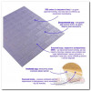 Самоклеющаяся декоративная 3D панель Кирпич светло-фиолетовый 700x770x3мм (015-3) - Фото№3