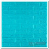 Декоративна 3D панель самоклейка під цеглу Бірюза 700х770х5мм (002-5) - Фото№2