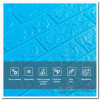 Декоративна 3D панель самоклейка під цеглу Синій 700х770х5мм (003-5) - Фото№5
