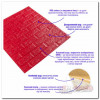 Самоклеюча декоративна 3D панель Цегла червона 700х770х5мм (008-5) - Фото№3