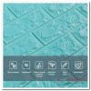 Декоративная 3D панель самоклейка под кирпич Бирюза 700x770x7мм (002-7) - Фото№5