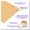 Самоклеюча 3D панель під бежеву цеглу в рулоні 20000x700x3мм (R009-3-20) - Фото№4