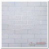Самоклеющаяся 3D панель кирпич белый полоска серебро 700х770х3мм (100-3) - Фото№2