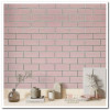 Панель стеновая 70*70cm*5mm розовий кирпич с серебром (D) - Фото№6