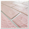Панель стеновая 70*70cm*5mm розовий кирпич с серебром (D) - Фото№3