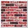 Самоклеящаяся 3D панель кирпич клинкер насыщенно красный 700х700х5мм (416) - Фото№2