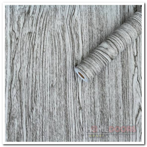 Самоклеюча плівка текстурна коричнева 0,45х10м 