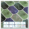 Самоклеющаяся полиуретановая плитка серо-фиолетовая мозаика 305х305х1мм (D) - Фото№5