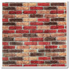 Самоклеющаяся декоративная 3D панель под бежево-коричневый кирпич екатеринослав 700x770x3мм (047-3) - Фото№2