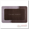 Влагопоглощающий коврик серый "Living Simple" 40*60CM*3MM (D) - Фото№2