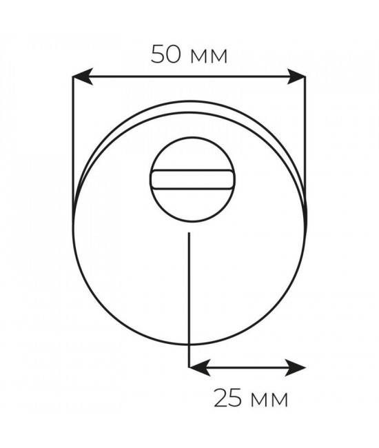 Securemme 4250XZT25M5 Броненакладка под цилиндр - Фото№1