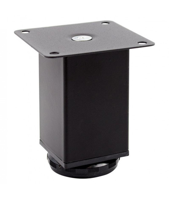 Мебельная ножка квадратная Comit 50х50х100 мм черная - Фото№1