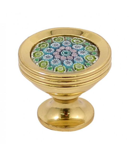 Ручка мебельная Ompporro 017832LA KNOB mm. 32пол.латунь - Фото№1