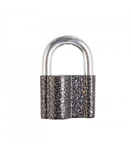 Замок навісний 49*40 мм відкритий (амбарний) 3кл сірий - Фото№1
