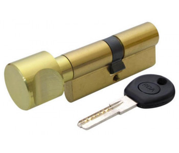 цилиндр RDA 30/38мм англ. 68мм 5кл квадратный эт. полированная латунь