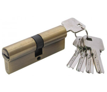 Цилиндр Securemme 3200QCS30451X5 К2 30/45 мм 5кл+1 монтажный ключ, со штоком, мат