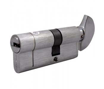 Цилиндр Buonellе B10CQ5030SCX6 50/30 мм ключ/шток, 5 ключей + 1 монтажный ключ, хром матовый