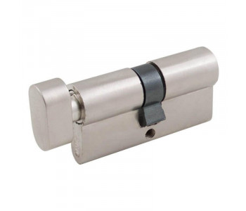 Цилиндр "ВРУНО" 35/35мм Z лаз 70мм 5 кл повор. хром