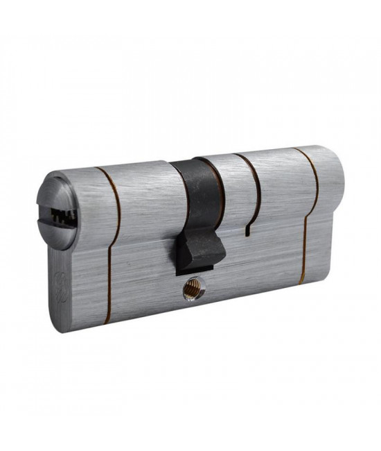 цилиндр Securemme CS30401X5 К22 30/40 мм 5кл+1 монтажный ключ, мат. хром - Фото№1