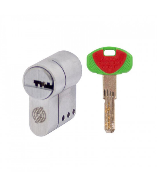 Securemme 3220UCS27XX1X5 K22 Пол тела цилиндра 5кл + 1монтажный ключ мат.хром - Фото№1