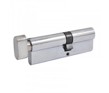 Цилиндр Buonellе B10CQ5030SCX6 50/30 мм ключ/шток, 5 ключей + 1 монтажный ключ, хром матовый