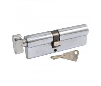 Цилиндр Buonellе B10CQ5030SCX6 50/30 мм ключ/шток, 5 ключей + 1 монтажный ключ, хром матовый