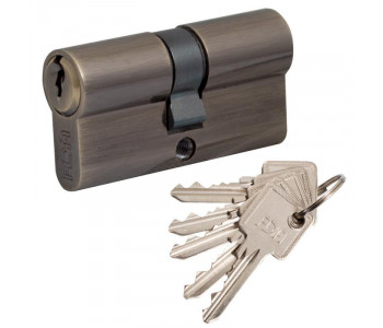 цилиндр RDA 30/38мм англ. 68мм 5кл квадратный эт. полированная латунь