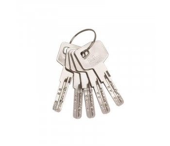 цилиндр RDA 30/38мм англ. 68мм 5кл квадратный эт. полированная латунь