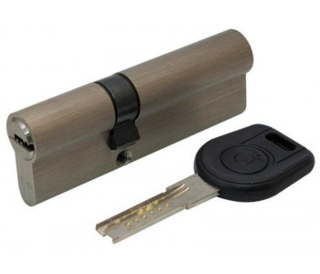 Цилиндр Buonellе B10CQ5030SCX6 50/30 мм ключ/шток, 5 ключей + 1 монтажный ключ, хром матовый