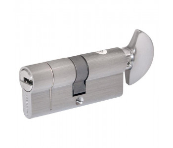 Цилиндр Buonellе B10CQ5030SCX6 50/30 мм ключ/шток, 5 ключей + 1 монтажный ключ, хром матовый