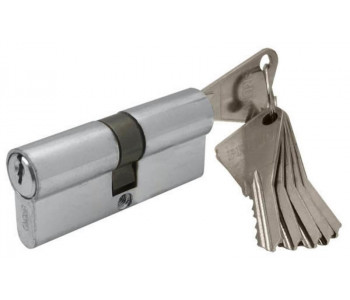 Цилиндр "ВРУНО" 35/35мм Z лаз 70мм 5 кл повор. хром