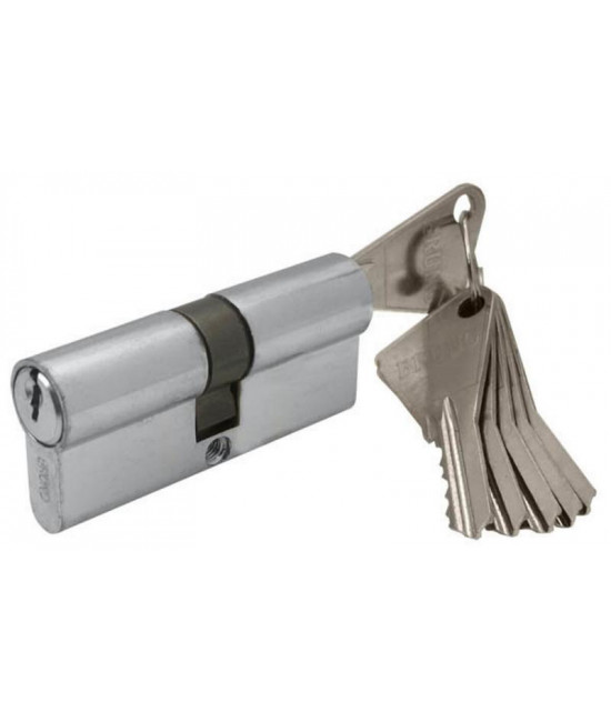 Цилиндр "ВРУНО" 35/35мм Z англ. 70мм 5кл хром - Фото№1