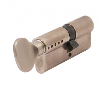 цилиндр RDA 30/38мм англ. 68мм 5кл квадратный эт. полированная латунь