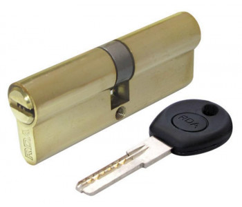 Цилиндр Securemme 3200QCS30451X5 К2 30/45 мм 5кл+1 монтажный ключ, со штоком, мат