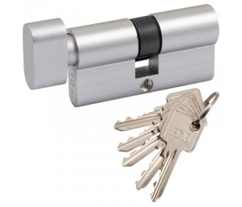 цилиндр RDA 30/38мм англ. 68мм 5кл квадратный эт. полированная латунь