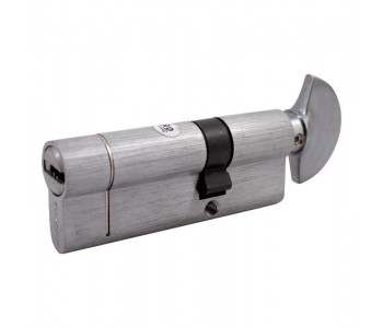 Цилиндр Buonellе B10CQ5030SCX6 50/30 мм ключ/шток, 5 ключей + 1 монтажный ключ, хром матовый