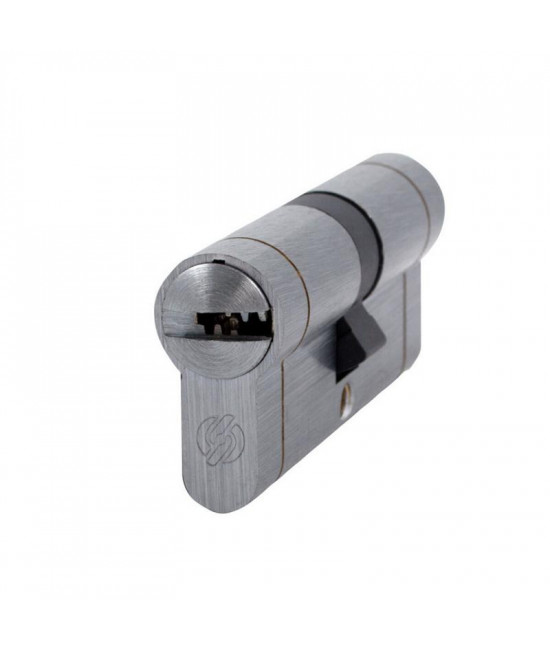 цилиндр Securemme 3220CCS35351X5 К22 35/35 мм 5кл +1 монтажный ключ мат.хром - Фото№1