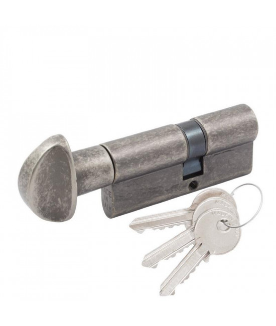 Цилиндр Cortelezzi 30x40 ключ/поворот. ант железо - Фото№1