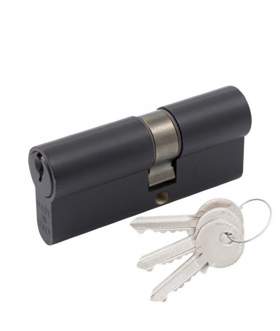 Цилиндр Cortelezzi 116 30x40 ключ/ключ. черный - Фото№1