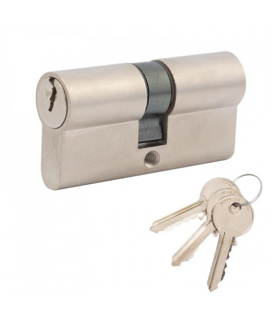 Цилиндр Cortellezzi Primo 116 30x30 ключ/ключ мат никель - Фото№1