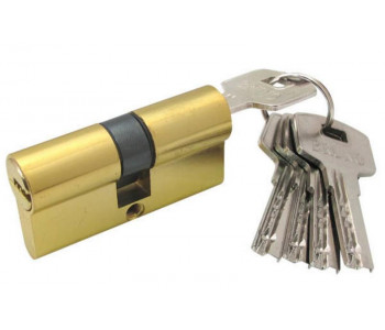 Цилиндр "ВРУНО" 35/35мм Z лаз 70мм 5 кл повор. хром